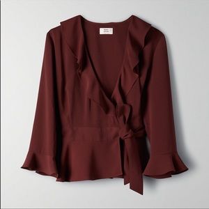 Aritzia Little Moon Julep Blouse